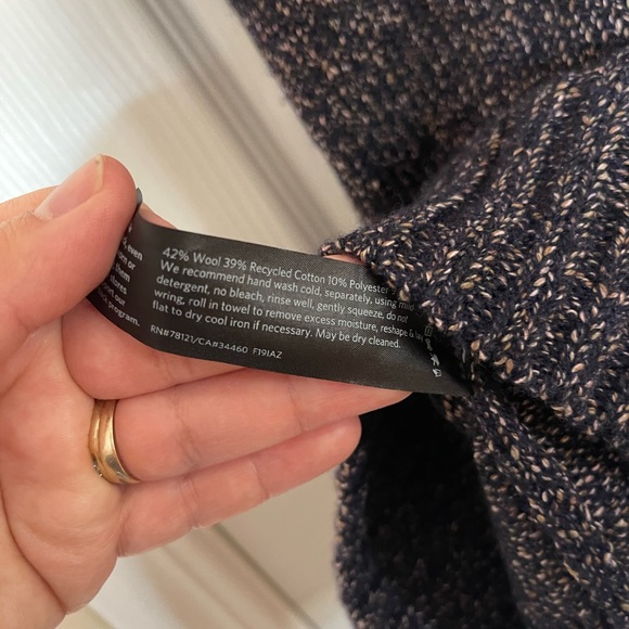 Eileen Fisher Wool Blend Oversized Knit Sweater - Picture 6 of 8